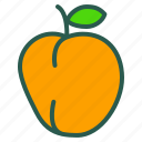 food, fruit, healthy, peach