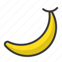 banana, fruits, food, fruit