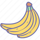 banana, food, fruit, fruits