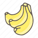 banana, eat, food, fruit