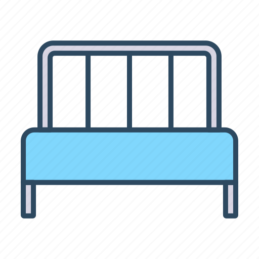 Furnitures, metal bed, bed, furniture, interior icon - Download on Iconfinder