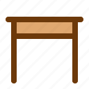 desk, furniture, house, room, table