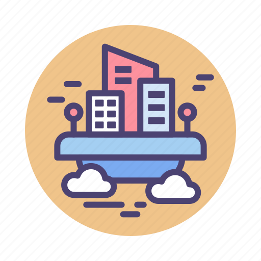 City, cityscape, sky city, town, township, urban, urbanscape icon - Download on Iconfinder