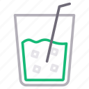 drink, glass, juice, soda, straw