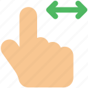 finger, gesture, hand, tap, touch icon icon