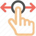 finger, gesture, hand, tap, touch icon