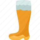 beer, boot, drink, glass, bar