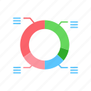 chart, doughnut, graph