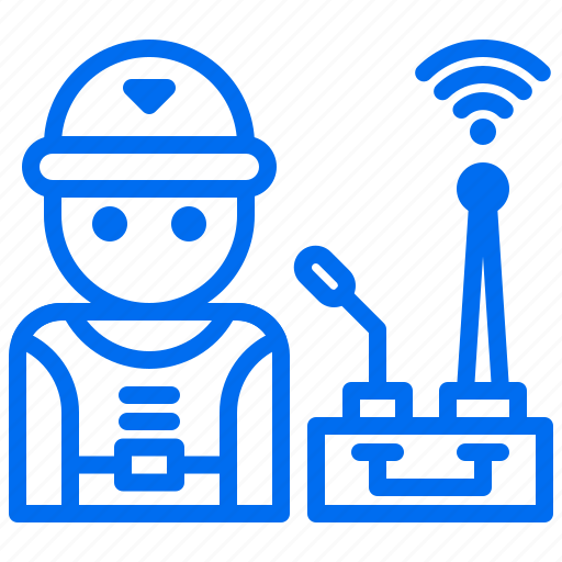 Communication, military, person, signal, wireless icon - Download on Iconfinder