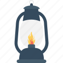 camping, lantern, light, mountain, torch