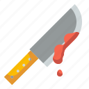 blood, butcher, cleaver, halloween, knife