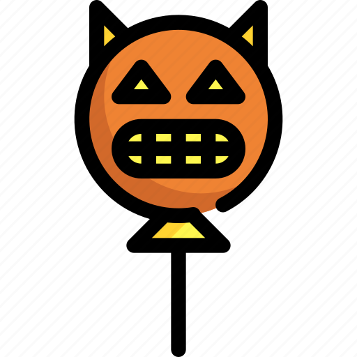 Balloon, devil, halloween, sweet icon - Download on Iconfinder