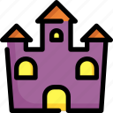 building, castle, halloween, scary, tower