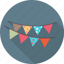 birthday, happy, cake, celebration, decorative flags, emoticon, emotion