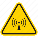 danger, hazard, internet, non ionizing radiation, radiation, warning, wi-fi