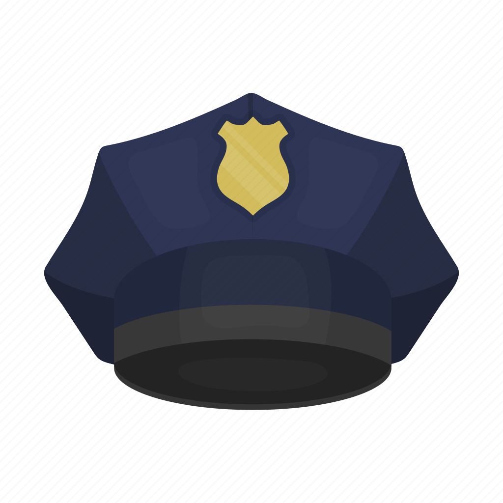 Headdress, headwear, peaked cap, policeman icon - Download on Iconfinder