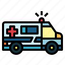 ambulance, emergency, medical, vehicle