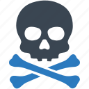 crossbone, danger, death, pirate, poison, skeleton, skull