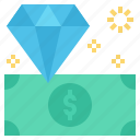 diamond, dollar, jewellery, money