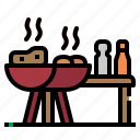 barbeque, grill, cooking, food, meat