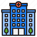 hospital, building, clinic, medical, center, healthcare