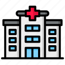 hospital, building, clinic, medical, healthcare