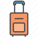 bag, baggage, hotel, luggage