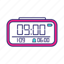 alarm, clock, digital, electronic, time, timer, watc