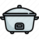 rice, cooker, food, cooking, meal, cook, household