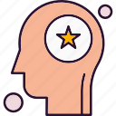 brain, human, star