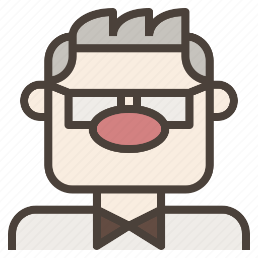 Avatar, carl, fredricksen, glasses, grandpa, man, old icon - Download on Iconfinder