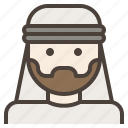 arab, avatar, beard, facial, hair, man, turban