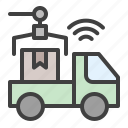 shipment, shipping truck, delivery, industrial internet of things, logistic