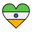 flg, heart, heartflag, indian