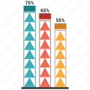 bar, chart, growth, infographic