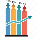 bar, chart, growth, infographic