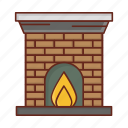 chimney, fireplace, home, house, interior