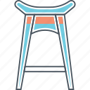 stool, chair, furniture, seat