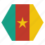 cameroon, cameroonian, country, flag, national, african 