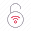 connection, signal, unlock, wifi, wireless