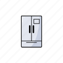 freezer, fridge, refrigerator, kitchen, food, restaurant