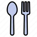 cutlery, fork, kitchen, spoon, utensil