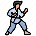 taekwondo, sports, competition, martial, art, humanpictos