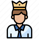 business, crown, king, man, people