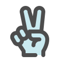 peace, peace finger, gesture