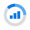 analytics, bars, graph