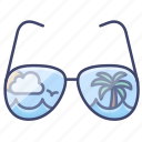 sunglasses, sunglass, summer, beach