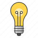 bright, bulb, electric, light, lightbulb