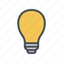 light bulb, bulb, idea, lamp, light