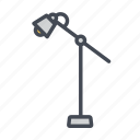 floor lamp, standing light, lamp, lighting, studio lighting